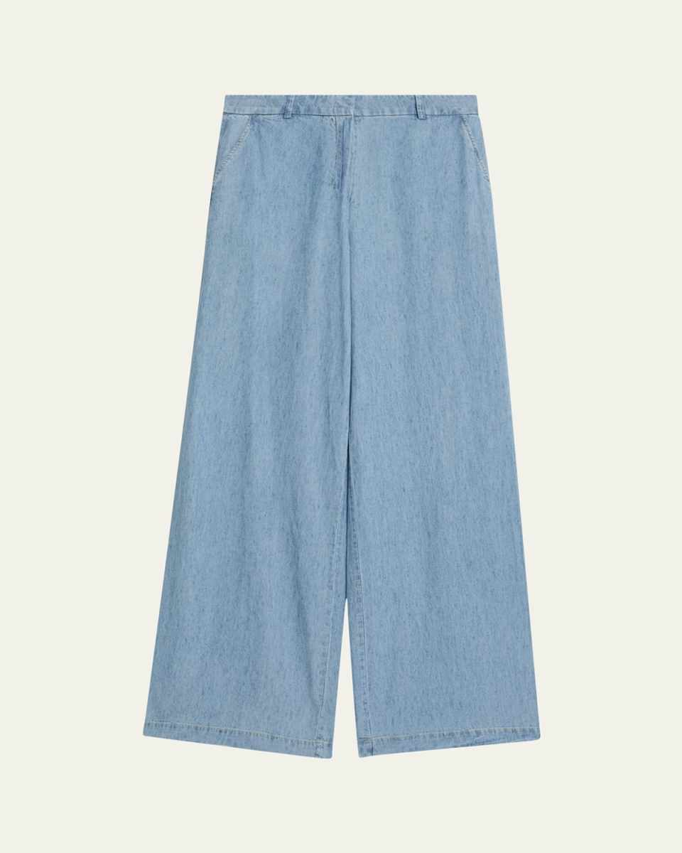 Claude Wide-Leg Denim Pants